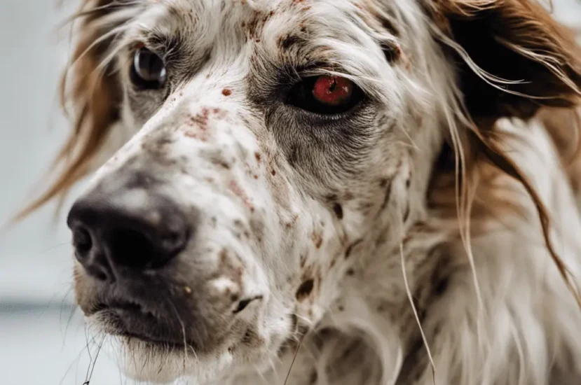 أمراض الكلاب الجلدية بالصور