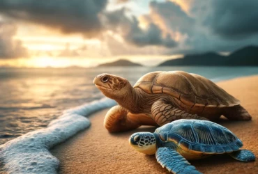 ماهو الفرق بين السلحفاة البرية والبحرية ؟