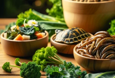 كيفية تغذية السلاحف الصغيرة